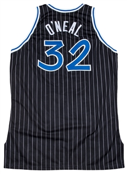 1995-96 Shaquille ONeal Game Used & Signed Orlando Magic Road Jersey (Beckett)